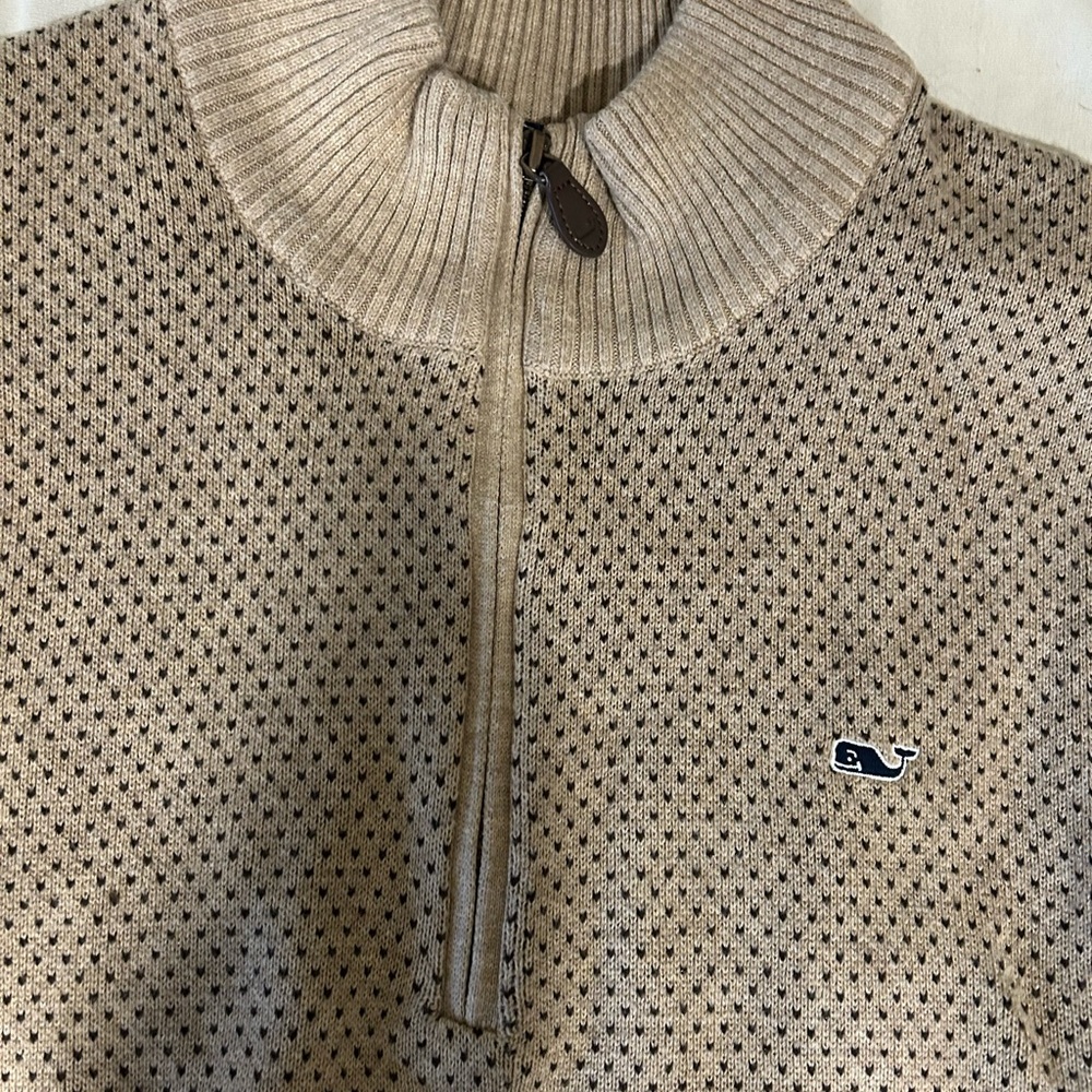 Vineyard Vines Men's Tan Sweater
